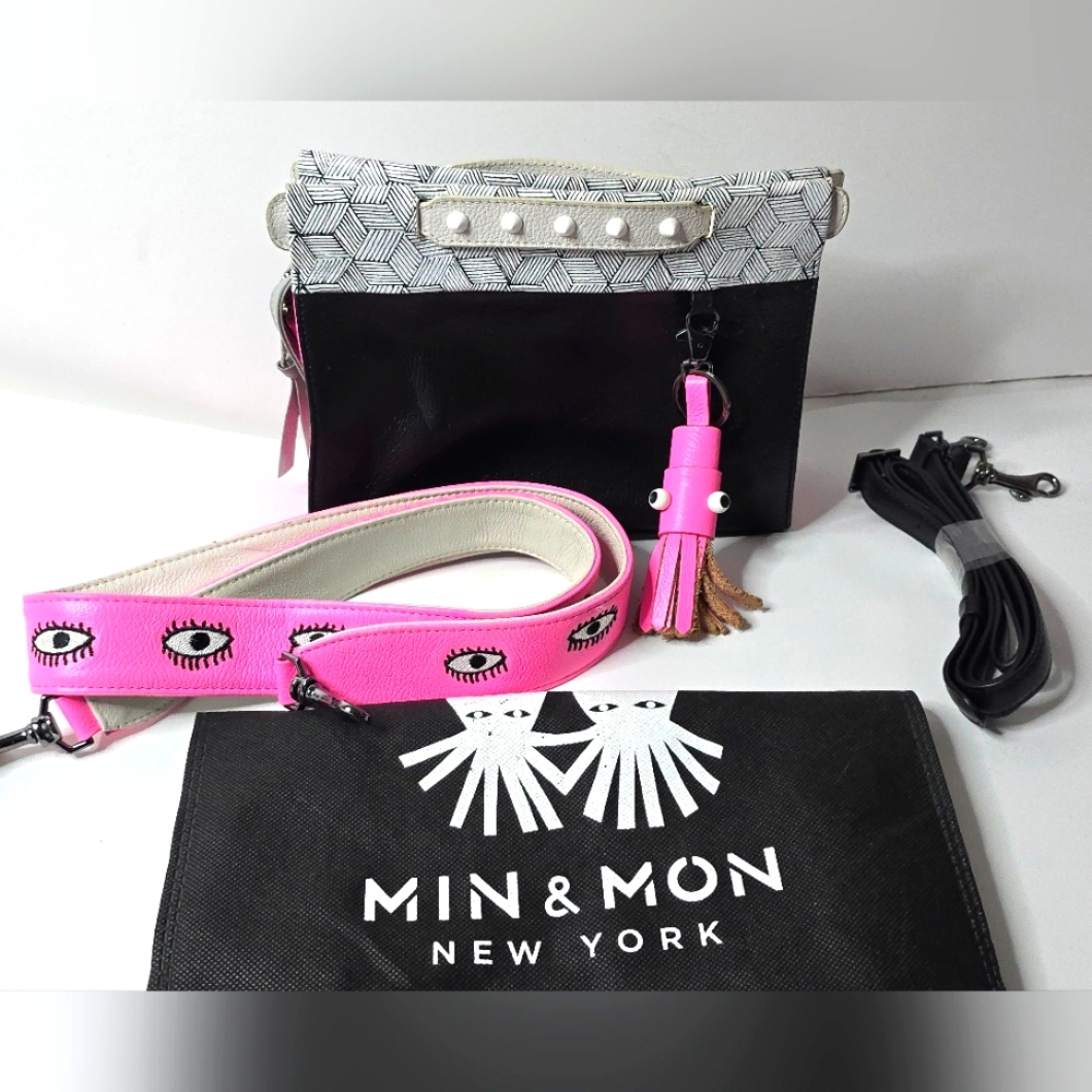 Min and Mon Pink Eyes Vali Bag and Accessories